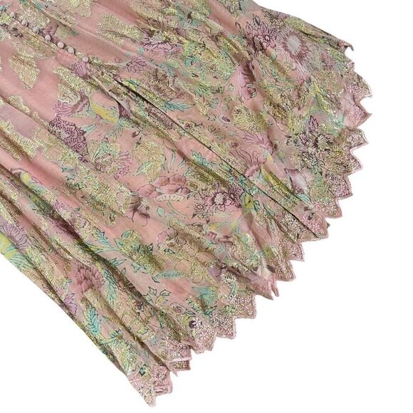 HEMANT AND‎ NANDITA Nora Maxi Dress in Rose Pink - Picture 6 of 11